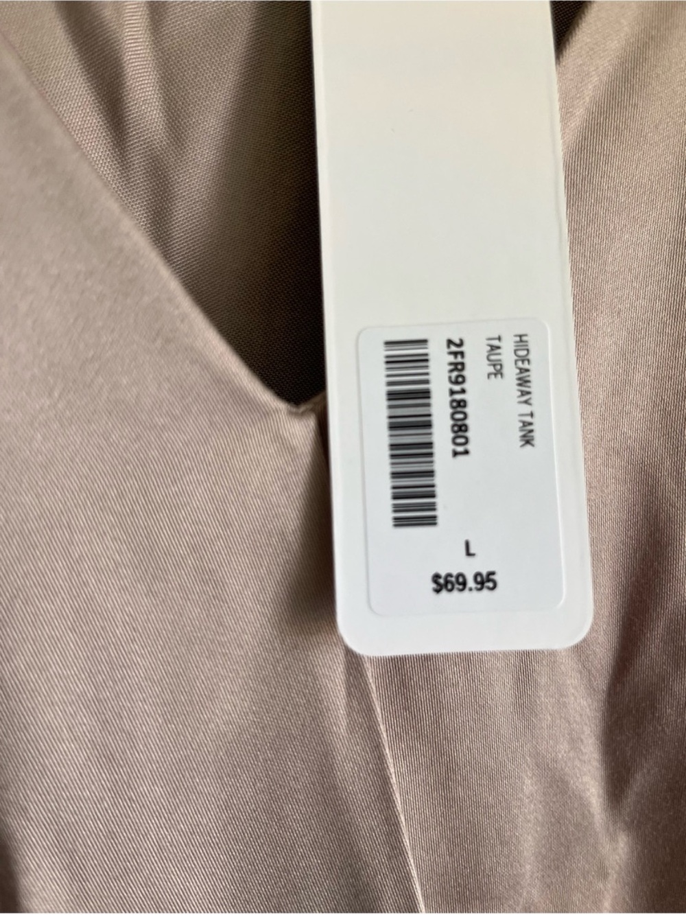 Soft Surroundings Hideaway Taupe Modal Sleeveless Tank Top NWT Large - Picture 4 of 5